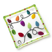 HOLIDAY LIGHTS PLATE